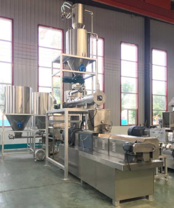 Fully Automatic Dry Kibble Fish Feed Extruder Machine