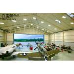 Low Carbon Steel Hangar Workshop Building with Multifunctional Prefab Steel
