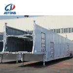 Air Brake Two Deck Pickup Truck Trailer Skeleton Type 6 Car Carrier Transport