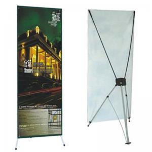 China Advertising  graphic banner stand Trade Show Display X Banner Stand With PVC Banner on sale