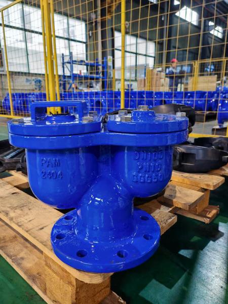 Water / Steam / Oil / Gas Double Orifice Air Valve PN10/PN16 Pressure -20C-120C