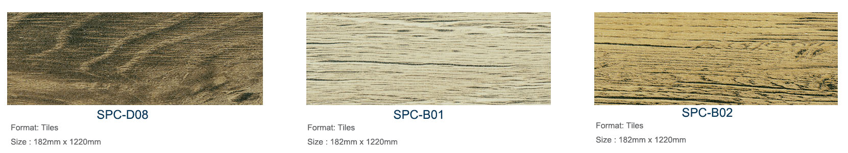 Distressed SPC Click Vinyl Flooring PVC SPC Waterproof Flooring 2m 2.5m Width