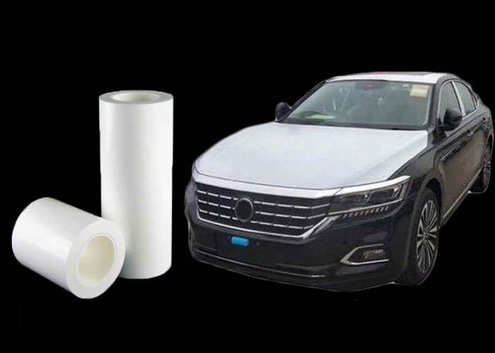 White Wrapping Plastic 0.07mm Automotive Protective Film For Car Transport