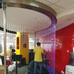 Musical Interactive Digital Water Curtain Fountain Stainless Steel 304