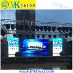 Black and Customized Adjustable Legs Outdoor Assemble Event Stage with
