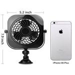 4 inch USB Car/Vehicle and Desk Fan, Portable, Powerful And Quiet USB Fan With