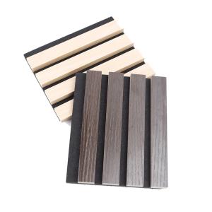 Wholesale MDF PET Decorative Acoustic Wood Panels 9mm 12mm from china suppliers