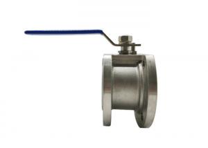 Wholesale PN16 Wafer Flanged Ball Valve , DIN Flanged End Ball Valve from china suppliers