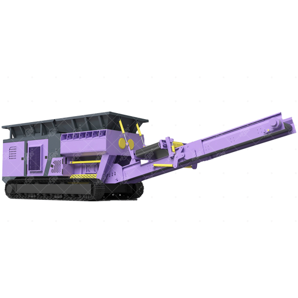 High Efficiency Low Energy Consumption Multifunctional Tracked Mobile Shredder for Waste Processing