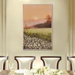 Colorful Thick Texture Country Field Landscape Painting Pure Hand-painted