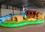Adorable Bear Inflatable Fun City Amusement Park Big Farmland For Kindergarten