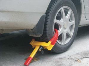 Wholesale Robotic Strong Safty Car Tyre Wheel Clamp Lock well finish for car lock from china suppliers