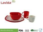 Food Grade Safe Melamine Dish Sets BPA Free Customized Color Logo Printing