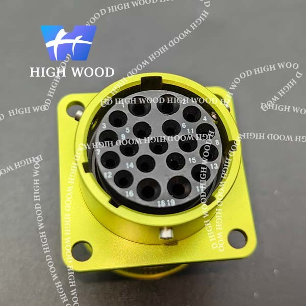 ZH23 Series Environmental Resistance Bayonet Electrical Connector , ZH23-19/24P-1-B