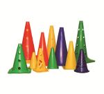 Customized Logo Availabled Tourtop PP/PE Soccer Cones for Agility Training