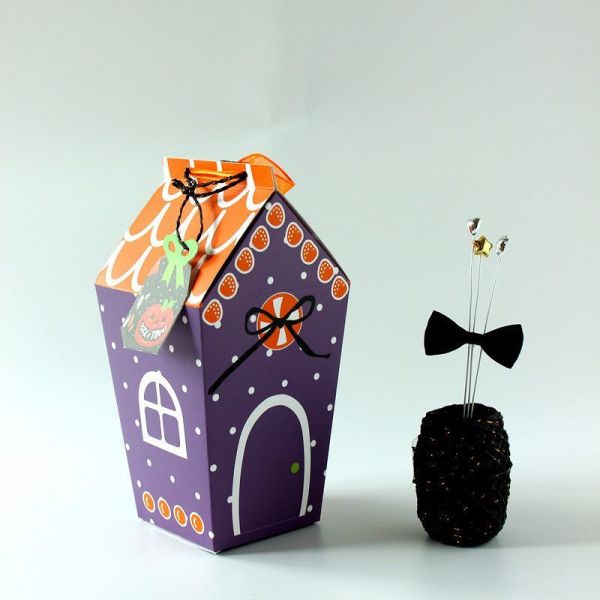 Halloween Personality Printing Candy White Card Paper Box Gift Packaging Box