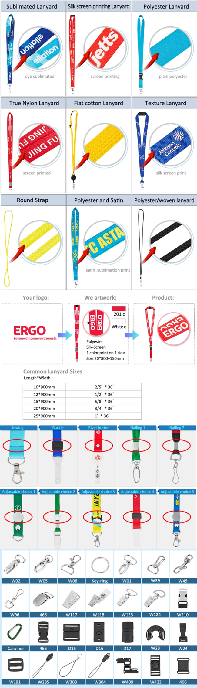 Polyester Printed Neck Lanyard Strap With Custom Accessories Eco Friendly
