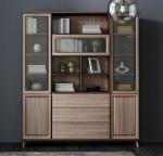 Home Study room Office Furniture American Walnut Wood Combined Bookcase with