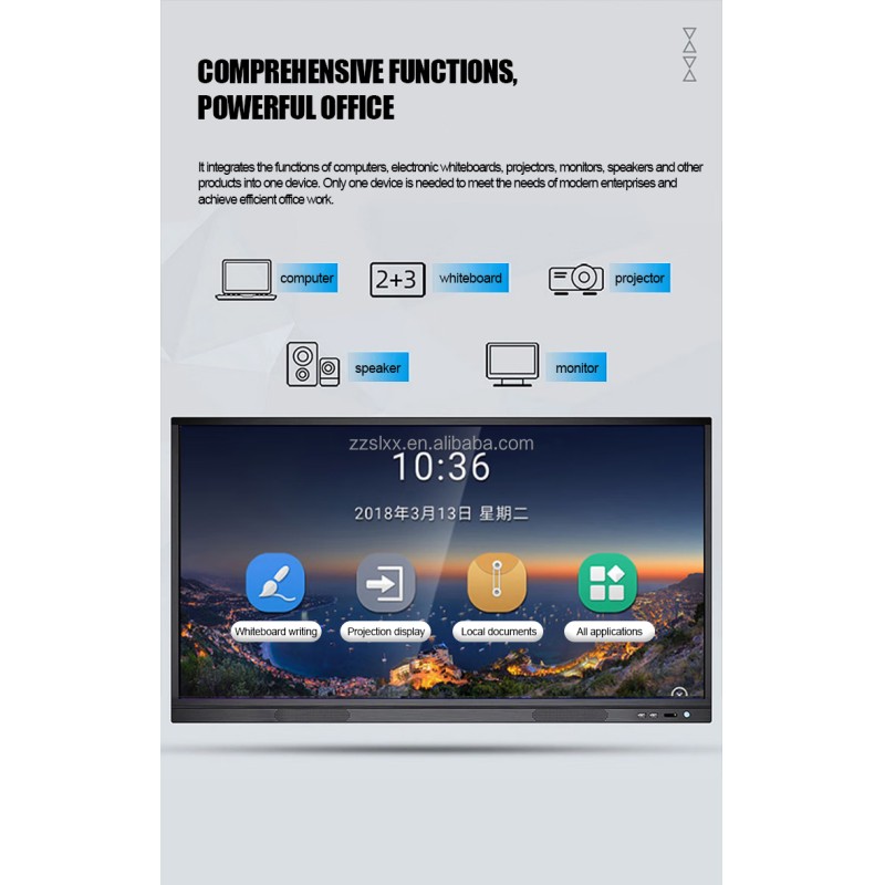 All-in-one Live Streaming Machine Smart Board Interactive Multitouch Electronic Digital Whiteboard Touch Screen