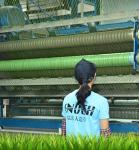 China Artificial Football Pitches 8000-15000 Dtex Efficient Drainage Rubber