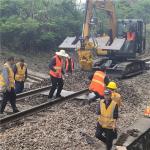 Trackless Electric Railroad Track Cars 2 Ton Load Capacity 1200mm Wheelbase