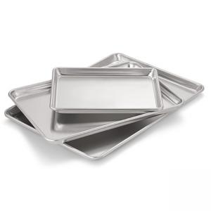 China Non - Stick Rectangle Aluminium Baking Tray , Bakers Half Sheet Baking Pan on sale