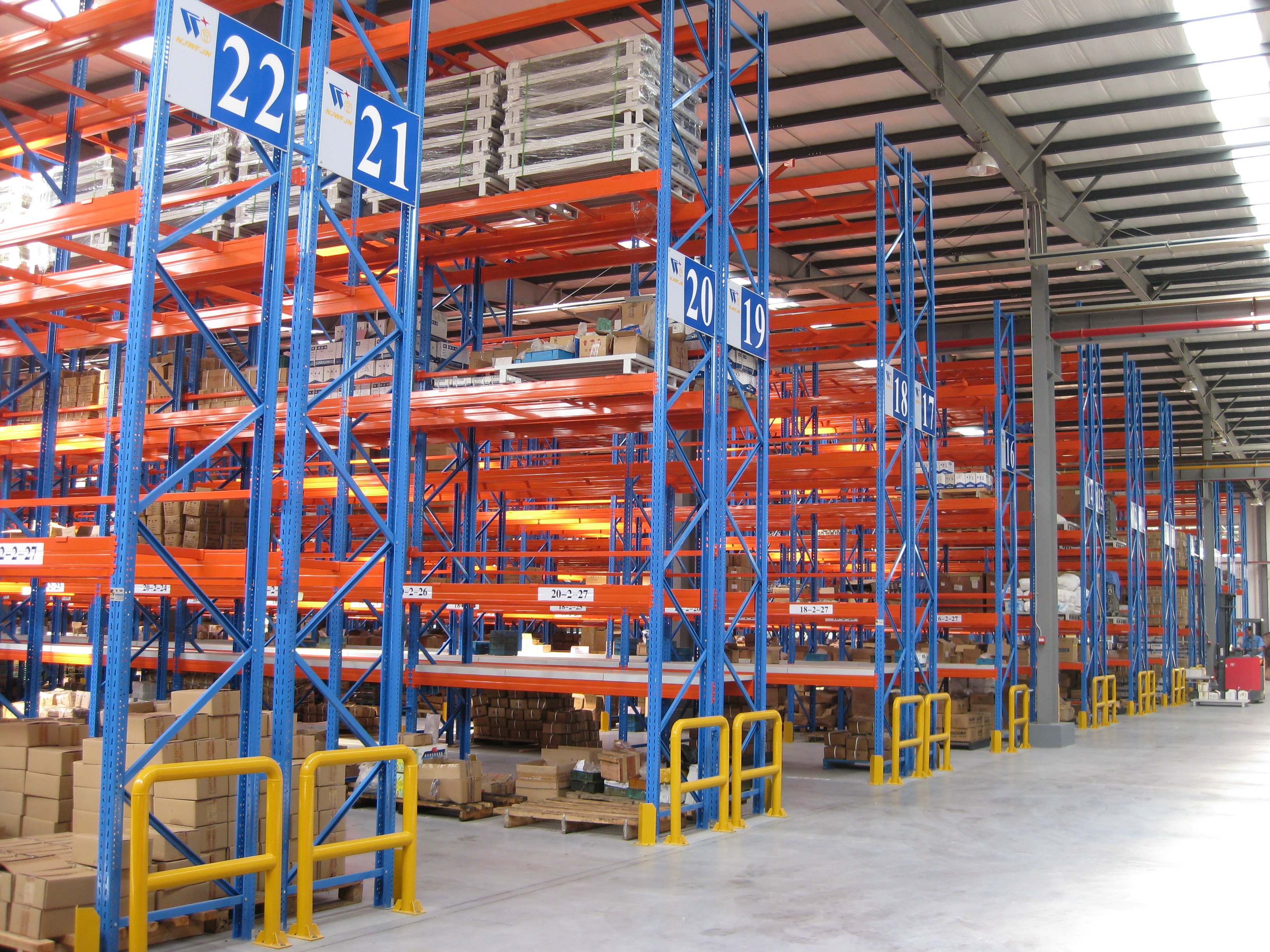 2018 Nanjing Origin NOVA Logistics Equipment Large Scale Pallet Racking