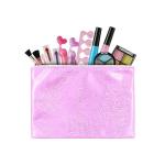 Double-Sided Printing Colorful Glittery Sublimation Cosmetic Bag DIY Personalize