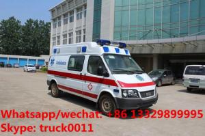 China High quality FORD TRANSIT  longer gasoline emergency ambulance for sale, HOT SALE! Cheapest price FORD ICU ambulance car on sale