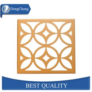 Wholesale Gold Perforated Aluminum Ceiling Panels PVDF Coated For Shopping Mall from china suppliers