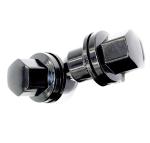 22mm Hex Black Lug Nuts / Car Wheel Nuts For Range Rover HSE Sport
