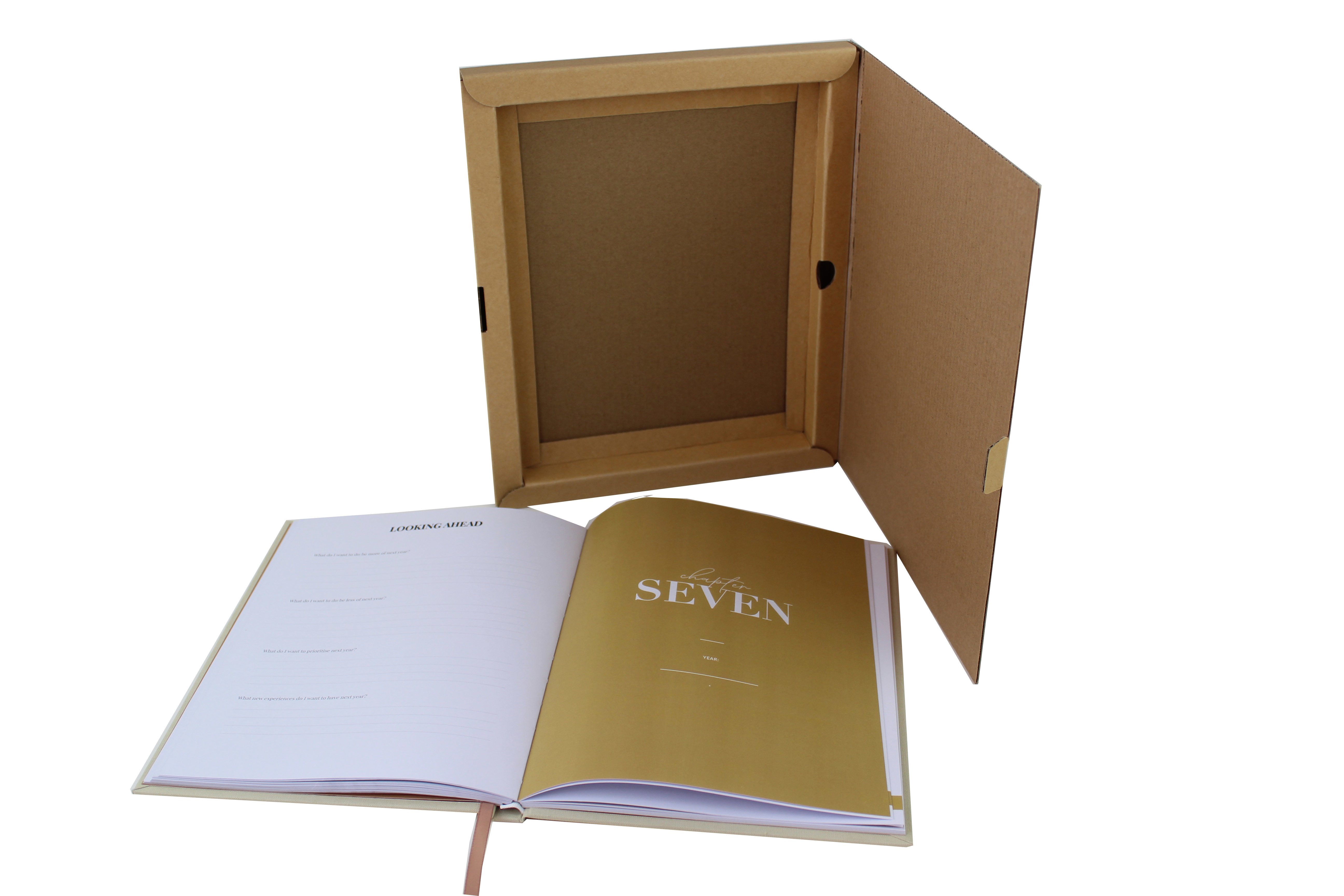 Recyclable A4 A5 Corrugated Cardboard Book Shipping Box Custom Print