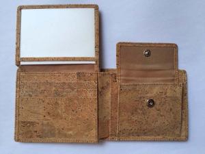 Wholesale New style men cork wallet with coin box and card screen from china suppliers