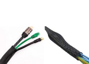 Wholesale Wiring Harness PET Electrical Braided Sleeving Flame Retardant from china suppliers