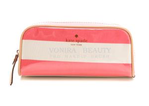 Wholesale PU Pencil Case Pouch Wave Stripe Zipper Closure Travel Cosmetic Makeup Bag Cute Pen Stationery Holder from china suppliers