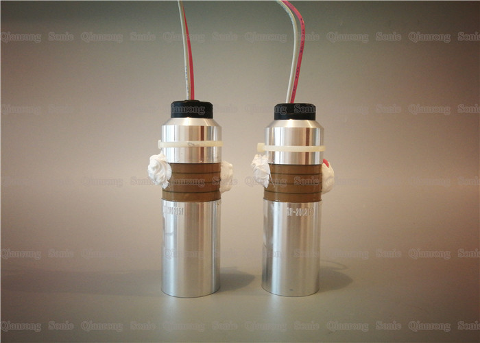 38mm Diameter Ceramics Ultrasonic Transducer 20khz For Medical Cloth Making