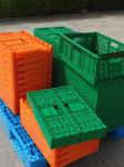 PE/PP Collapsible Hard Plastic Storage Fruit Crates for Organized Supermarket