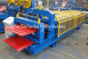 Wholesale Hydraulic Cutting Double Layer Steel Sheet Roof Forming Machine With 2 Profiles in One from china suppliers