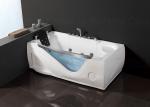 Single Person Bathroom Jacuzzi Tub 2100x1200x700mm Air Bubble Massage