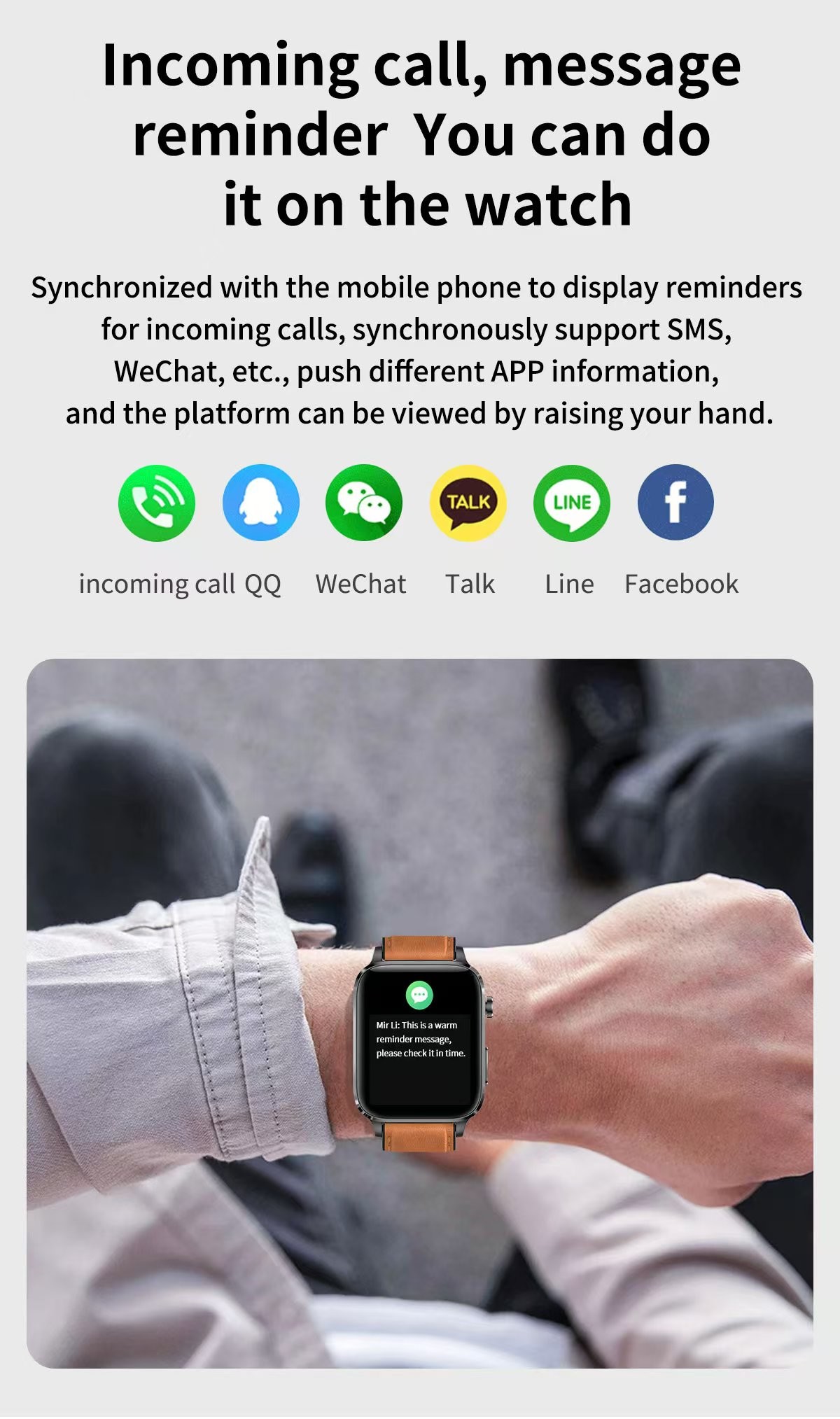 F100 ECG Health Smart Watch Laser Physiotherapy Blood Pressure Monitoring Smartwatch