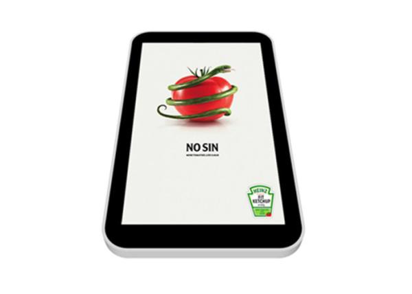 Indoor Lcd Advertising Display Monitor , WiFi 3G Wireless Digital Advertising