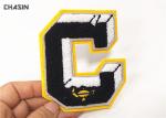 Two Letter Monogram Letterman Patches / Chenille Sleeve Number letters