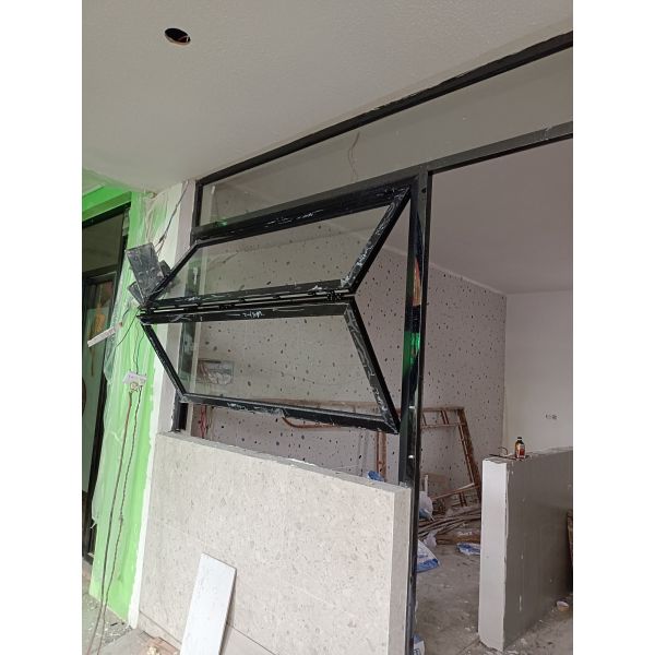 Farm Balcony Folding Window Portal Enabling Vegetable Cultivation in Urban Apartment Environments