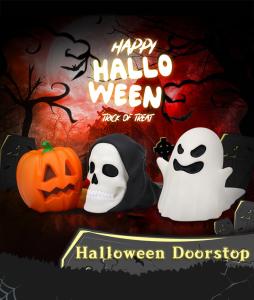Wholesale Noctilucent Skeleton Halloween Door Stopper Wedge Non Phthalate PVC Material from china suppliers