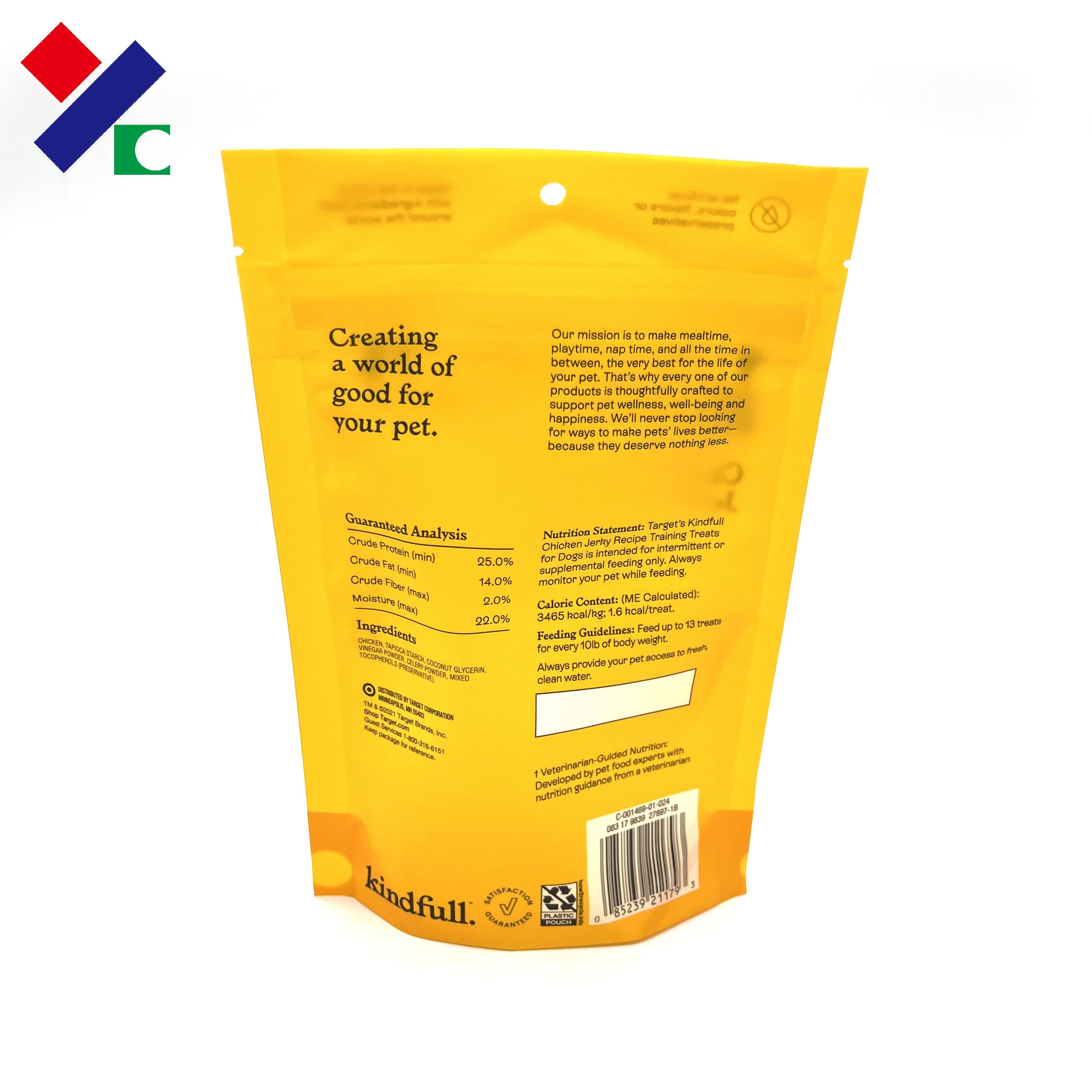 Reusable Aluminum Foil Stand Up Zipper Pouch Peanut Kimchi Pickle Snack Bag