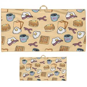China Customized Printing Designs Waffle Kitchen Towel For Outdoor Activities on sale