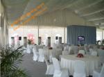 Temporary Decorate Wedding Tents Aluminum Structure Fire Retardant Marquee