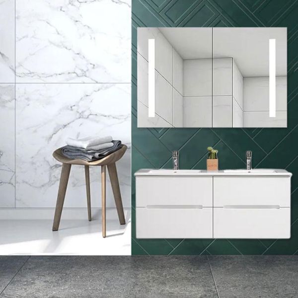 Luxury Euro Style PVC Bathroom Cabinets Complete Bathroom Vanity Sets