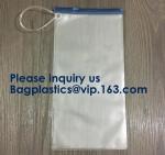 Custom Waterproof Clear PVC Slider k Bubble Cosmetic Bags,Clear PVC PP OPP PE