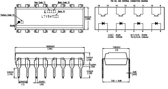 Lite-On Technology Corporation Property Of Lite-On Only Property High Density Mounting Ltv-817s-Ta-A